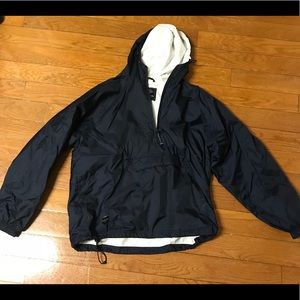 Charles river half zip rain jacket